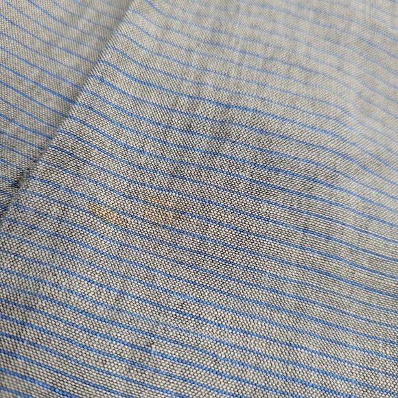 VINCE ombre linen blend striped skirt with pockets 4‎ - Picture 8 of 10